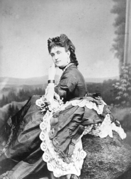 foto in bianco e nero della Marchesa Beatrice Sacchetti